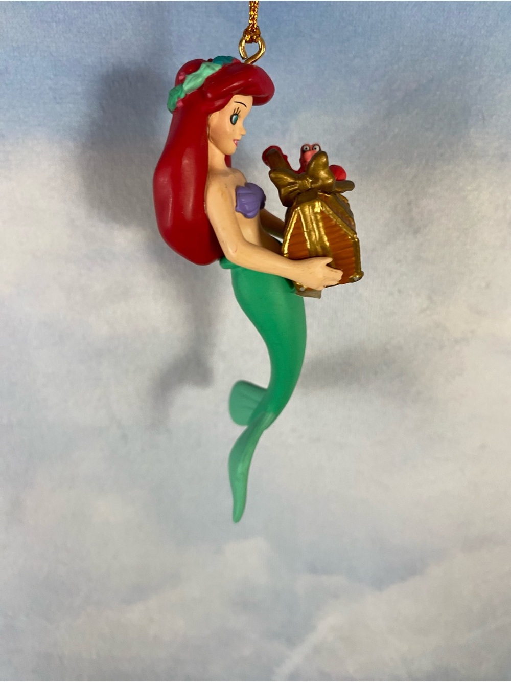 Vintage 1990 Disney Grolier "Christmas Magic" The Little Mermaid Ornament